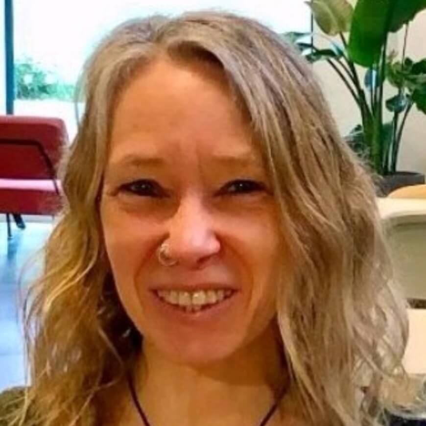 Head shot of Debbie Freeman, Community Projects Lead and a Director of Zebra Collective